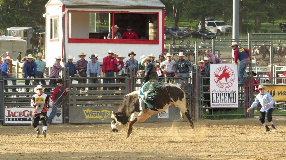 Elizabeth Stampede Rodeo, Elizabeth, CO, 6/76/9 Go Country Events