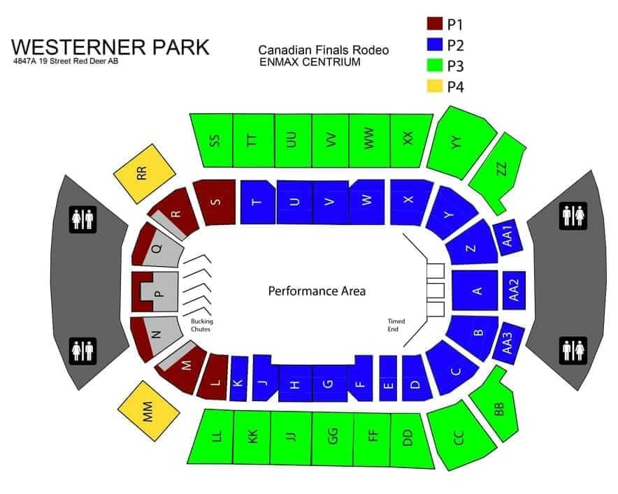 Red Deer Centrium Seating Chart
